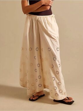 Free People - Sweet Serenade Pull-On Wide-Leg Pants